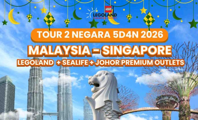 5D3N Malaysia - Singapore Tour + Legoland Theme Park
